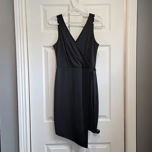 A New Day Black Wrap Jersey Dress Size Small